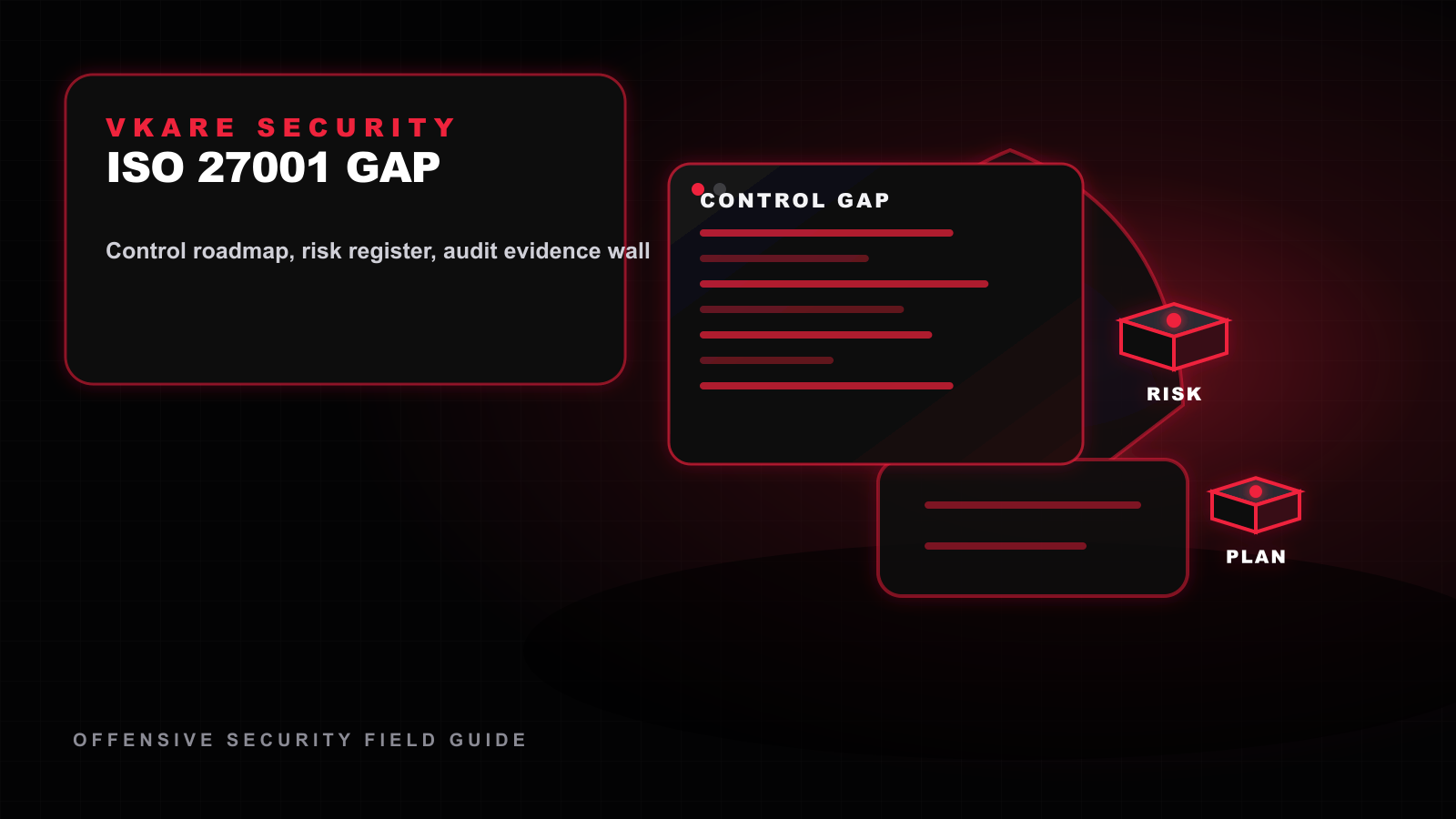 ISO 27001 gap assessment roadmap covering risk, controls, evidence, and improvement